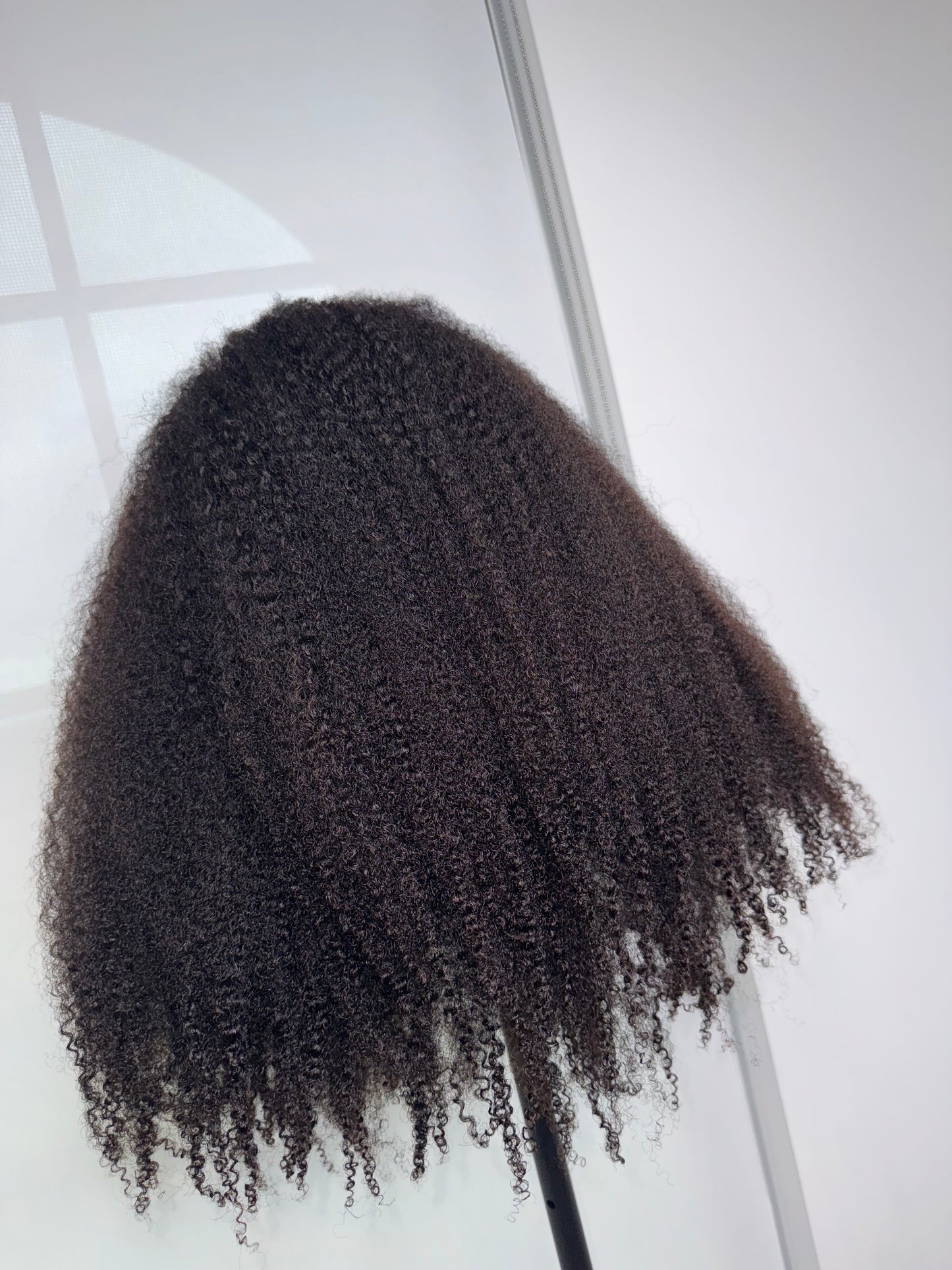Zuri Afro Curly Half Wig 24"