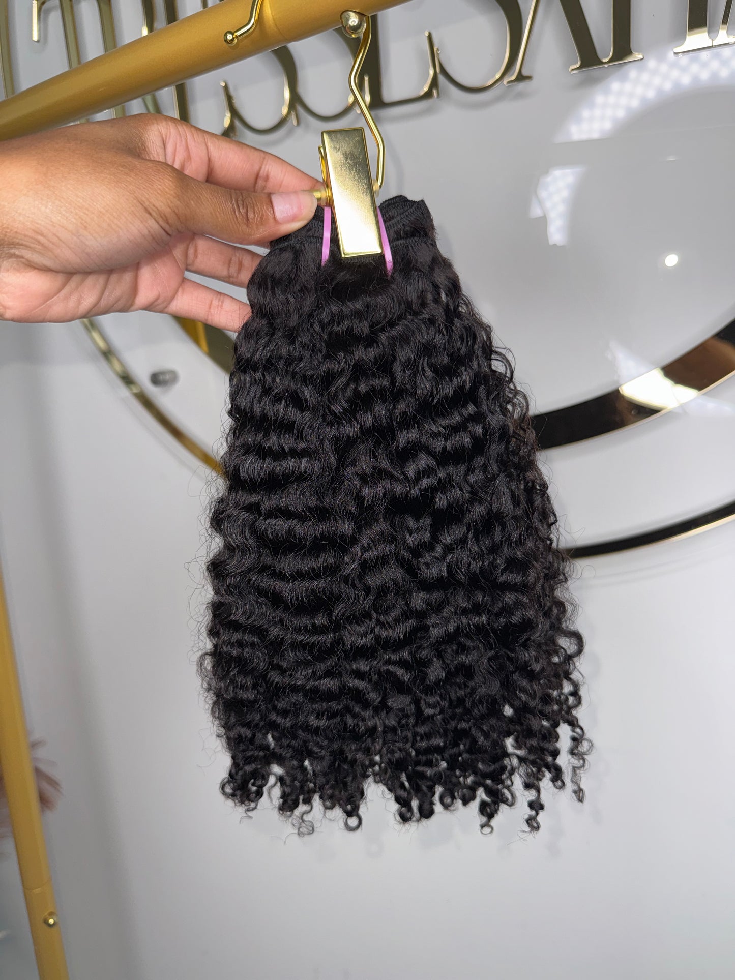 Single Kinky Curly Bundle 14”