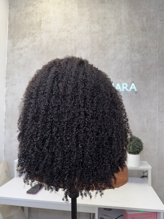 Zuri Afro Curly Half Wig image 3