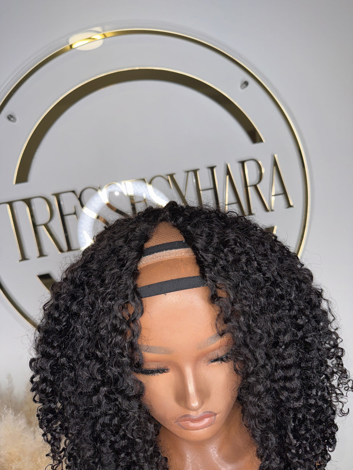 New! Plush Curly V-Part Wig