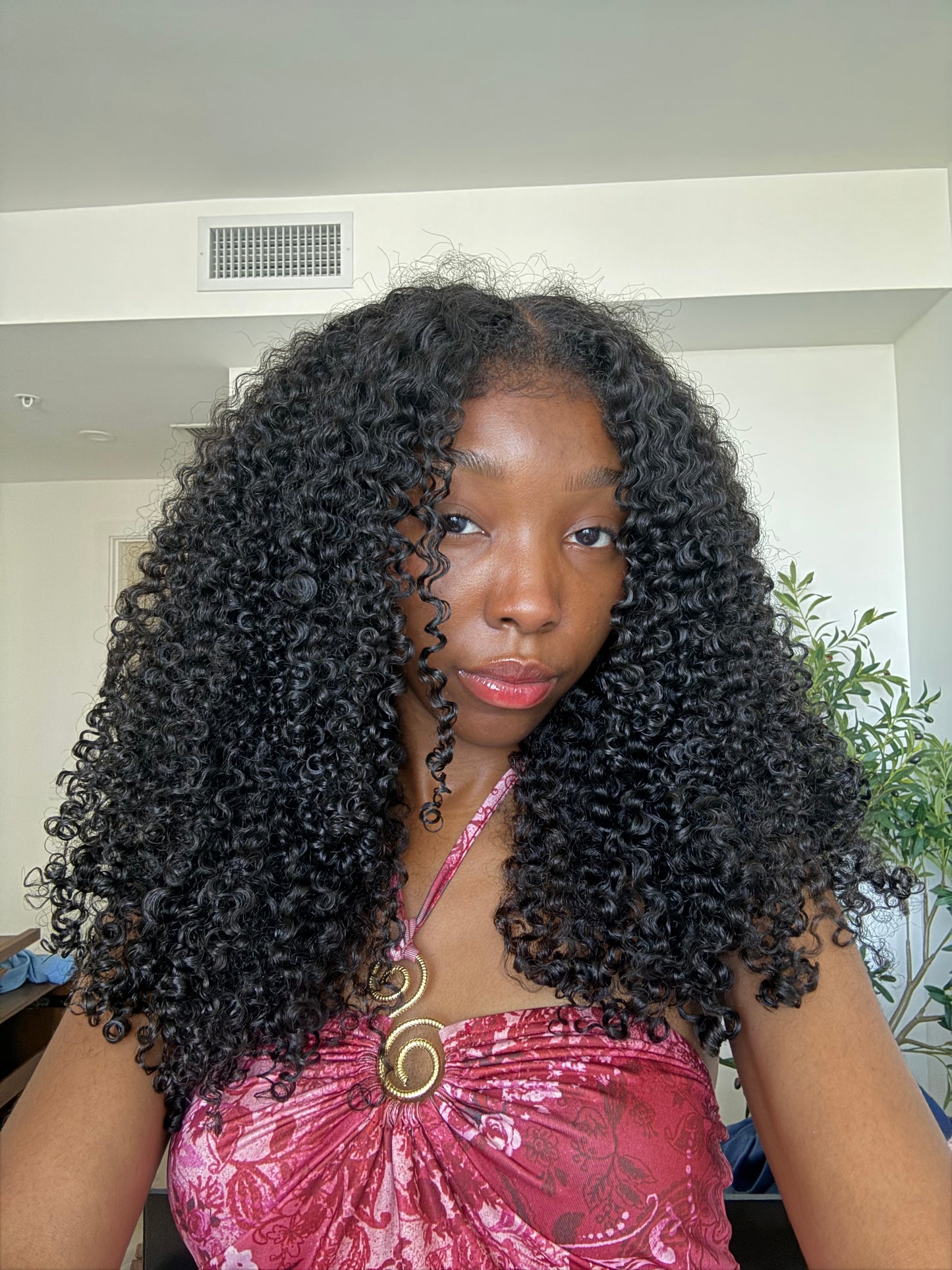 New! Plush Curly - Custom Ventilated HD Lace Unit