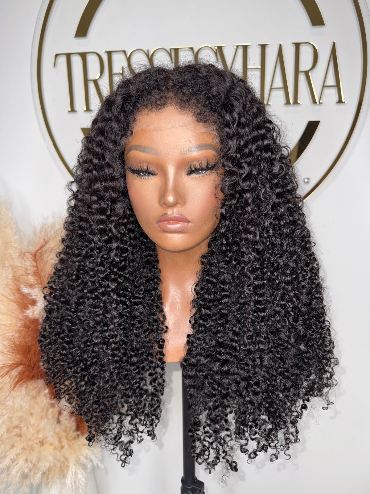New! Plush Curly - Custom Ventilated HD Lace Unit