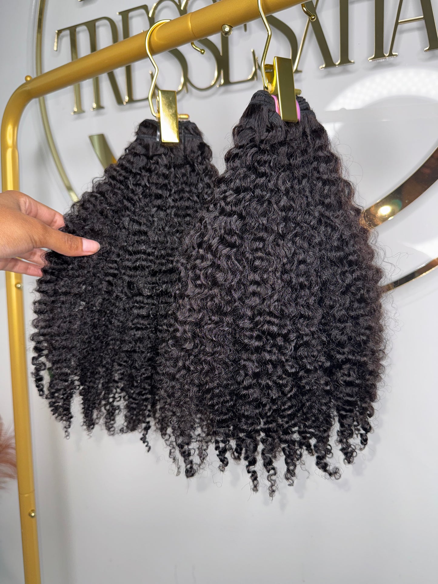 Set of 2 Afro Curly Bundles 18”
