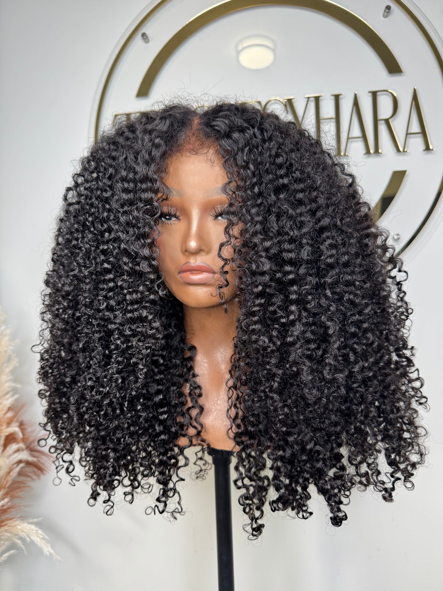 New! Plush Curly - Custom Ventilated HD Lace Unit