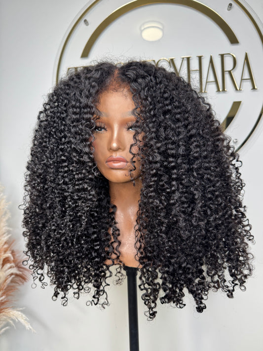 New! Plush Curly - Custom Ventilated HD Lace Unit VIP