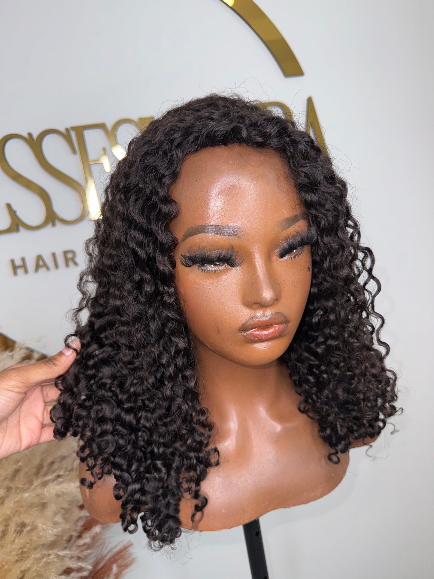 3B Curly Half Wig - VENUS