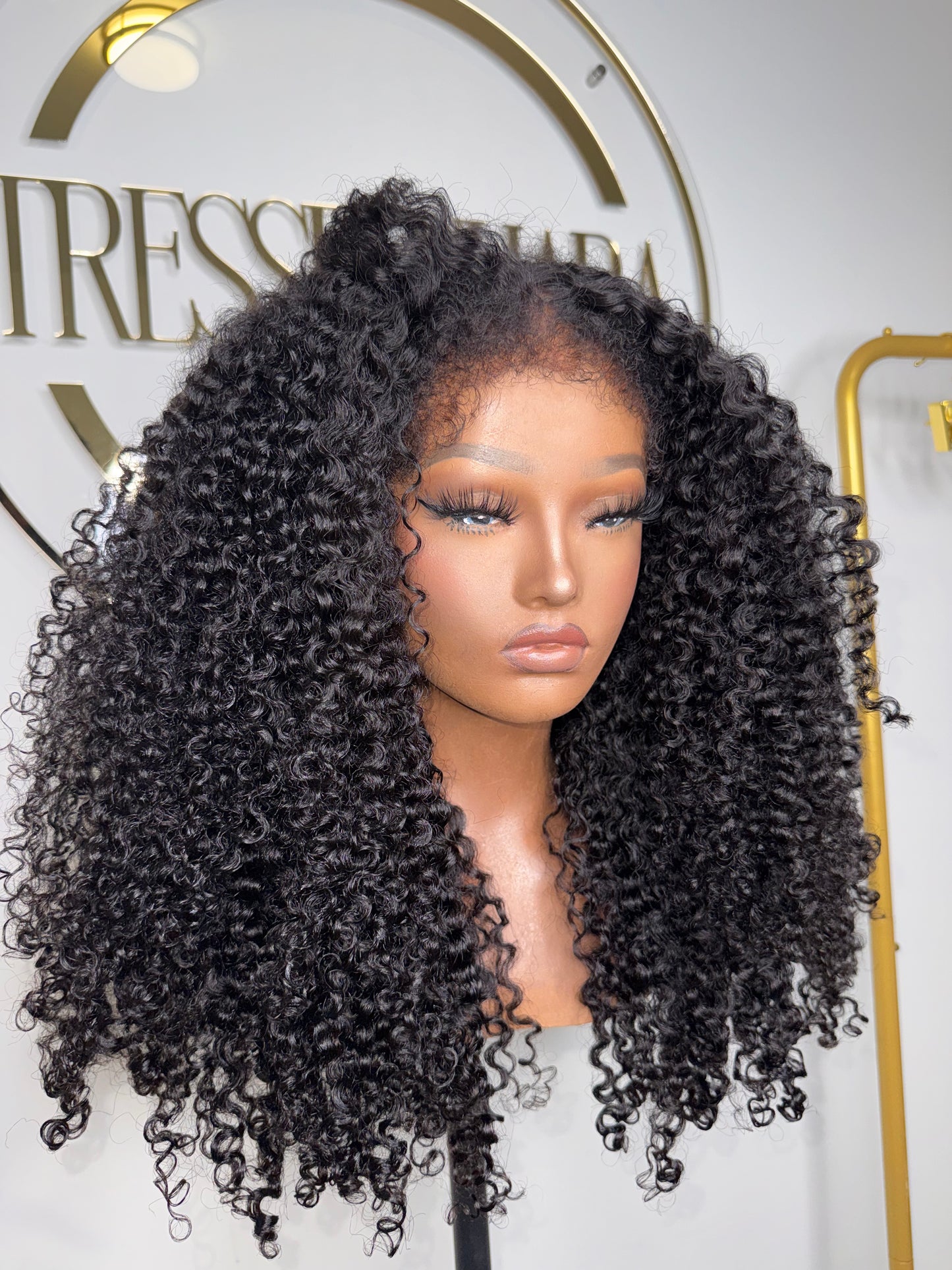 New! Plush Curly - Custom Ventilated HD Lace Unit