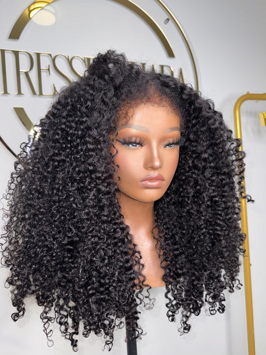 New! Plush Curly - Custom Ventilated HD Lace Unit VIP