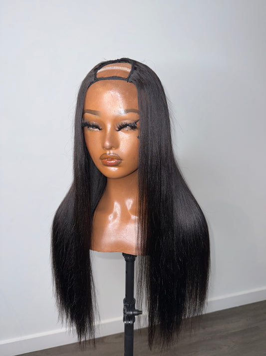 Yaki Straight U-Part Wig - IRIS