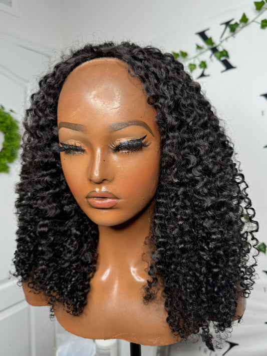 Nala Kinky Curly Half Wig image 0