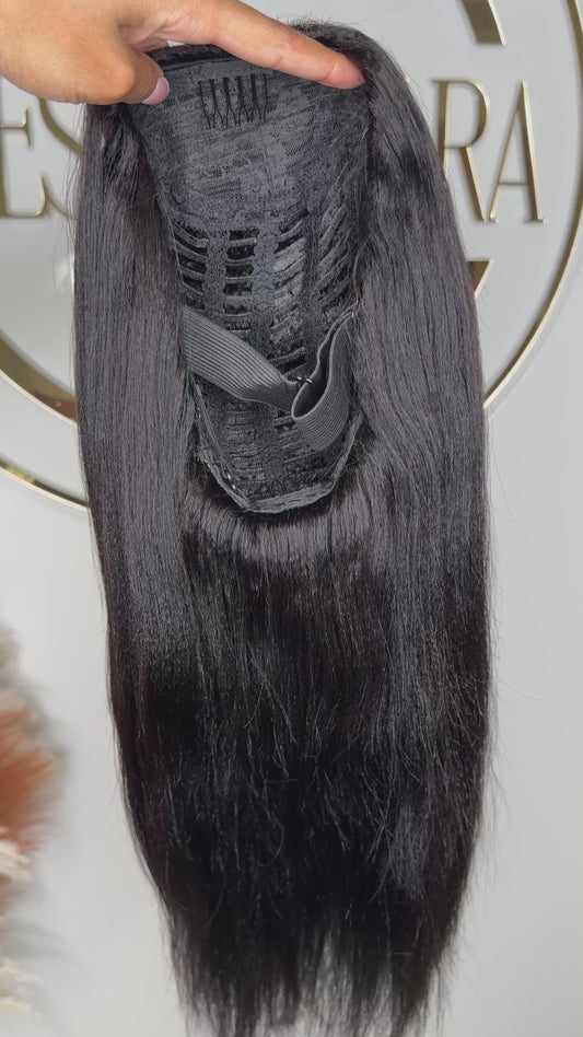 Yaki Straight Half Wig - IRIS